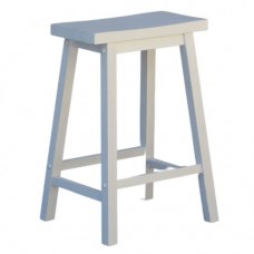 Saddle Barstool 65 cm - White