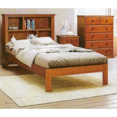 Atlas King Single Bed With Bookend