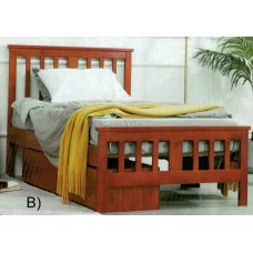 Billie Bed - Single - Antique Oak