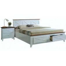 Hampton Bed With Drawers - King
