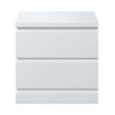 Polar 2 Drawer Bedside 