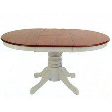 Benowa Extension Table - Antique Oak / White