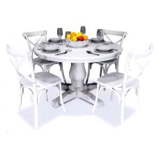 Bristol Dining Table - White 