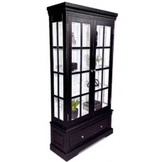 New Hampton Display Cabinet - Black