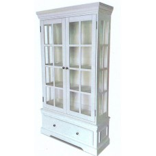New Hampton Display Cabinet - White
