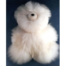 Auskin Baby Alpaca Bear - White