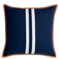 Riva Navy Linen Cushion 50 x 50