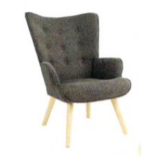 Lucy Reading Chair - Dark Grey
