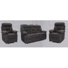 Drover Lounge Suite - Elephant Dark Grey