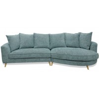 Mateo 2 Seater + Chaise - Watergreen