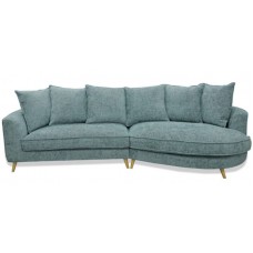 Mateo 2 Seater + Chaise - Watergreen