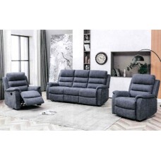 New Edison Lounge Suite - Steel Blue