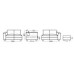 Santini 4 Seater + Ottoman
