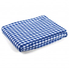 Gingham Check Tablecloth - 150 x 300 cm  - Blue