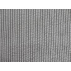 Seersucker Mini Stripe Tablecloth - 145 x 250 - Grey