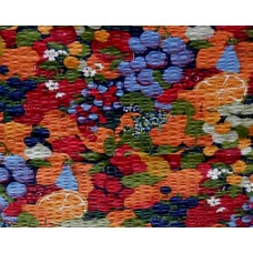 Seersucker Tablecloth - Dark Fruits - 135 x 160 cm