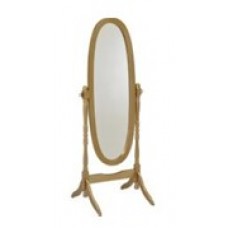 Colonial Cheval Mirror - Black