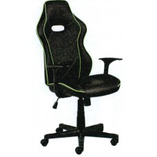 Cyber Gaming Chair - Green Piping