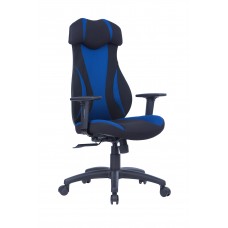 Monza Gamer Office Chair - Black/Blue