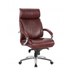 Renoir Executive Leather Chair - Burgundy