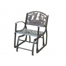 Cast Iron Glider Chair - Kookaburras