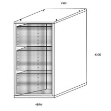 Style Wardrobe Insert - Three Baskets Style Wardrobe Insert - Three Baskets