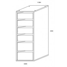 Style Wardrobe Insert - Six Drawers