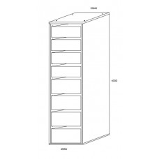 Style Wardrobe Insert - Eight Drawers