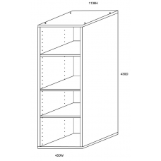 Style Wardrobe Insert - Two Shelves Style Wardrobe Insert - Two Shelves