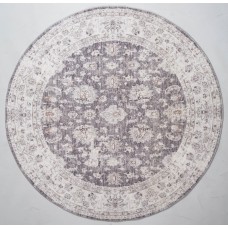 Esprit All Over Antique Grey Rug - 230 cm Diameter
