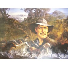 Snowy Mountains Man By Dorothy Gauvin - Limited Edition Print
